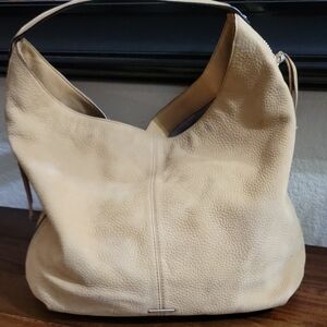 Elegant Rebecca Minkoff Honey Beige Suede Leather Hobo Bag